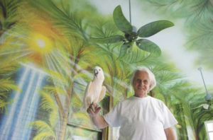 Painted paradise: Bob Nolan’s ‘rainforest’ is going to the birds