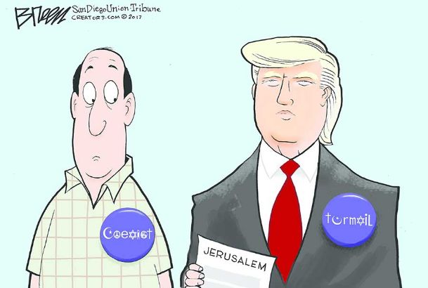 Editorial cartoons for 12-7-17