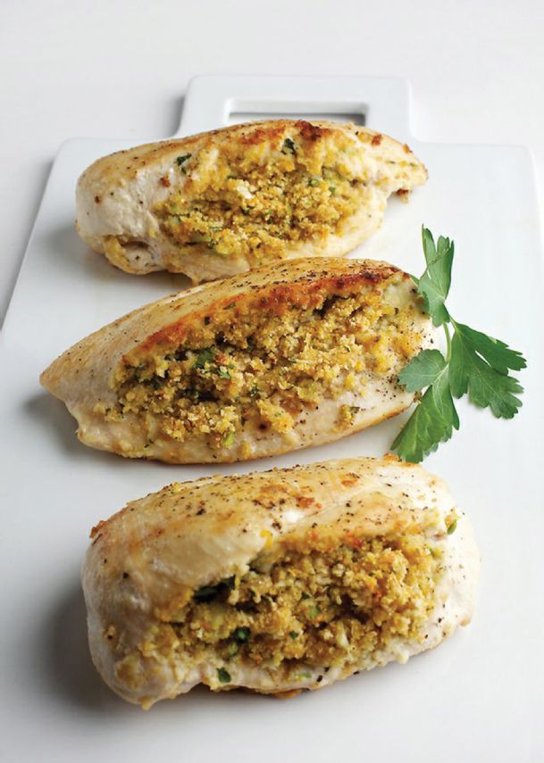 Dinner in 35 minutes: Chicken with ginger and orange stuffing