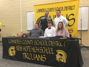 New Hope baseball star Ryan Burt signs to Pearl River Community College