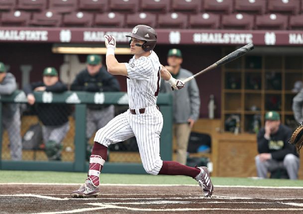 Mangum’s hit lifts No. 9 MSU