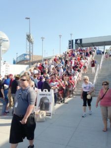 Long stay in Omaha has Bulldog fans scrambling