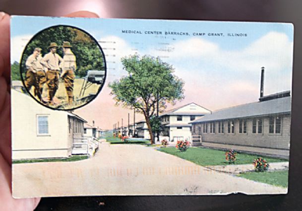 Postcard mailed during WWII arrives home