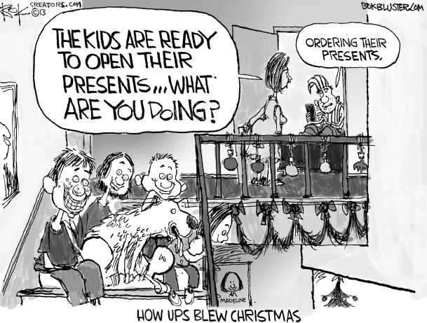 Editorial cartoon for 12-30-13