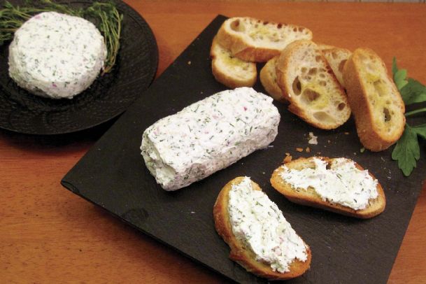 Summertime herbs make versatile herbed yogurt cheese