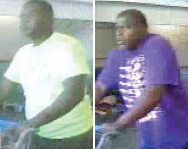 Police searching for two suspected shoplifters