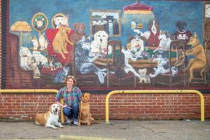 A dog-gone sensation: Latest Mansfield mural project in West Point has captured the imagination of pet lovers