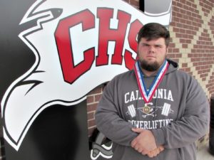 Caledonia’s Cantrell wins state power lifting championship