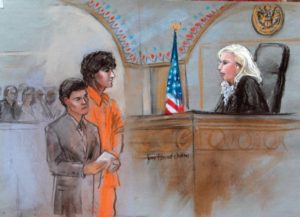 Boston bombing suspect pleads not guilty