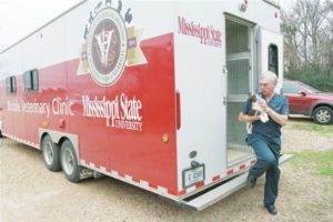 Have vets, will travel: MSU’s rolling clinics train students and save lives, one dog and cat at a time