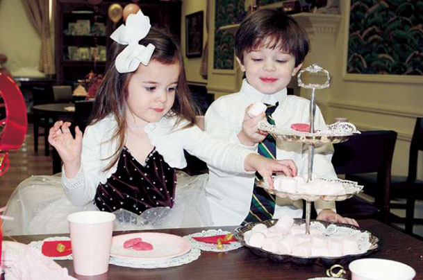 A Victorian Valentine tea party serves up cookies and etiquette