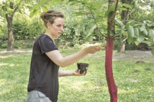 ‘Making pretty colors’: Textiles artist from the Netherlands finds power in tranquility, dirt and the ‘un-pretty’ of nature at Noxubee Refuge