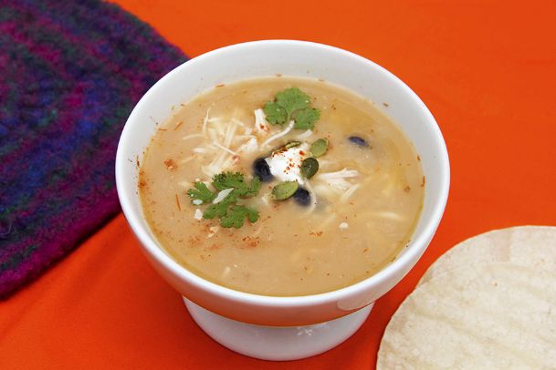 This 10-minute tortilla soup is filling comfort food –fast