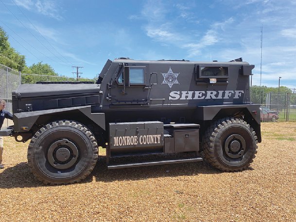 Monroe County acquires mine-resistant vehicle