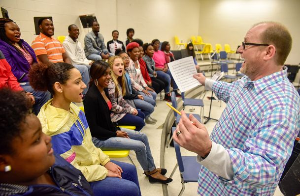High notes: Dr. B and Columbus High are singing a new tune, expanding a choral culture