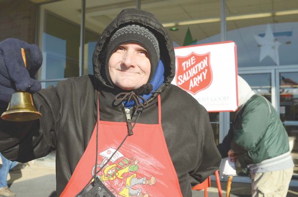 76-year-old Salvation Army bell ringer has been at it for a decade-plus