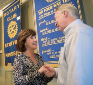Secretary of State business site showcased at Starkville Rotary