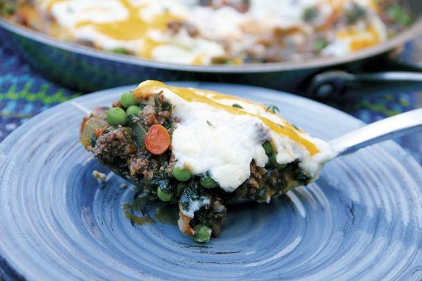 Lighten up shepherd’s pie with beef and cauliflower