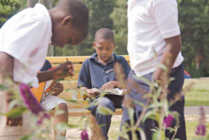 A grant and green thumbs turn scrub dirt into a living classroom