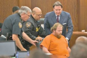 Shooting suspect collapses twice in court