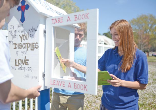 Little Free Libraries: A senior class works together to leave a legacy for their community