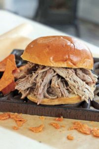 Pulled pork made with just six ingredients, almost no effort