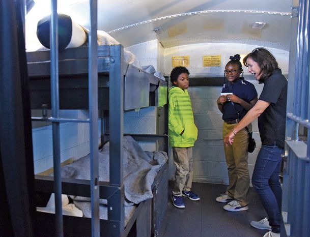 CMS students board the ‘Choice Bus’