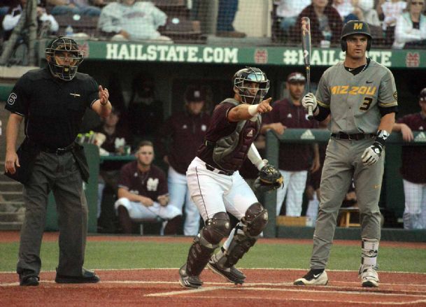 MSU baseball sweeps SEC series from Missouri