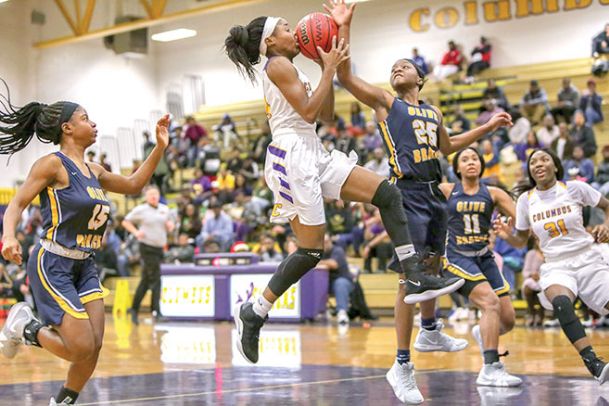 Olive Branch girls hand Columbus first loss