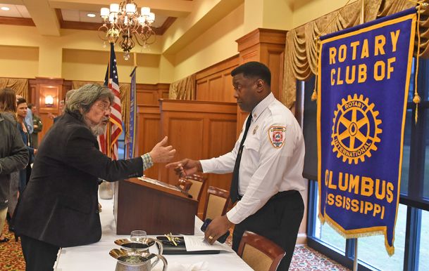 Hughes talks fire dept. advancements, improvements at Rotary meeting