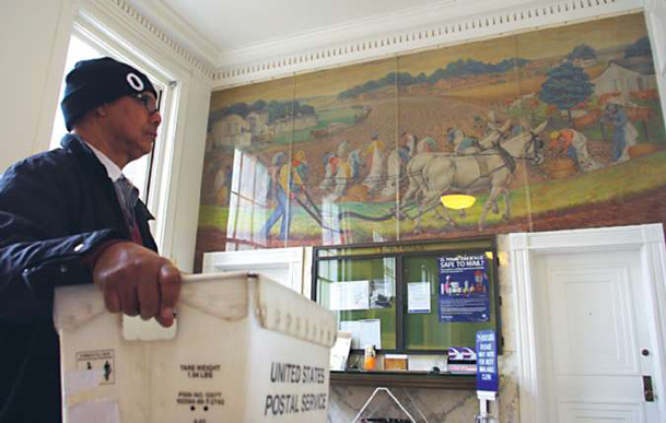 Post office mural raises questions of racial sensitivity