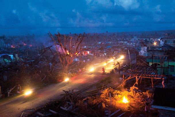 In Philippines, a battered town helps itself