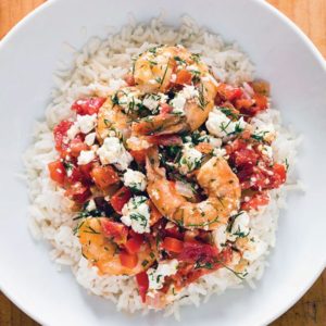 Considering shrimp for dinner? Check out this Greek recipe