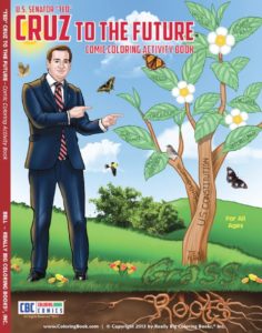 Coloring book features Ted Cruz