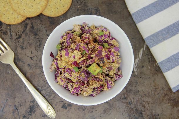 This main dish tuna slaw may boost your weekday routine