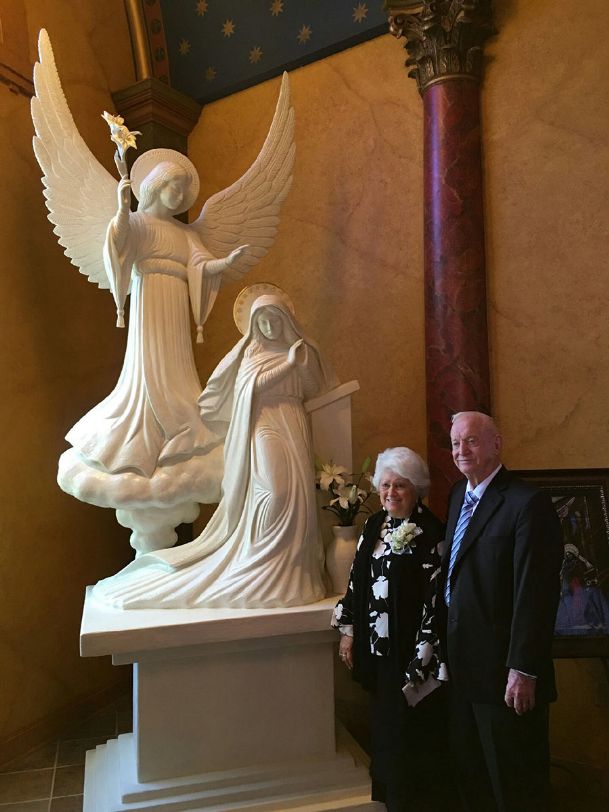 Columbus couple donates new statuary to local church