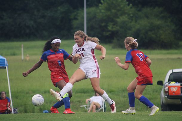 CCA girls soccer downs Marshall Academy 5-1