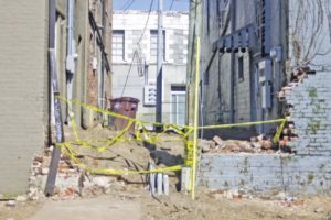 Work begins on alleyway project