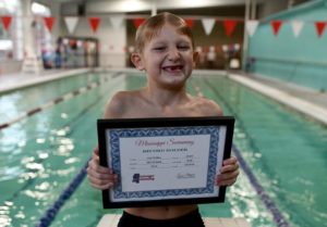 7-year-old Phillips of Swim Columbus sets second state record