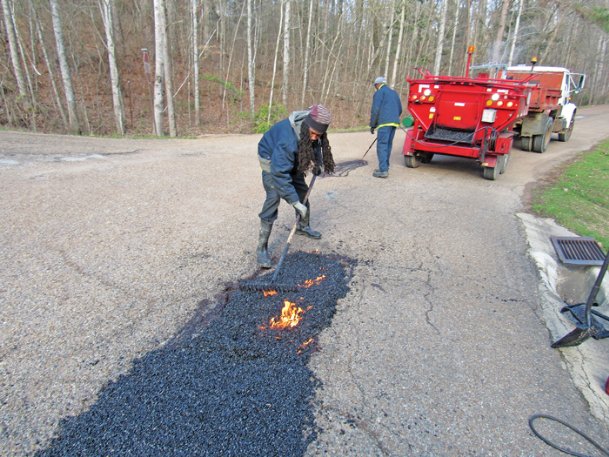 City, county rush to repair potholes after rainy February