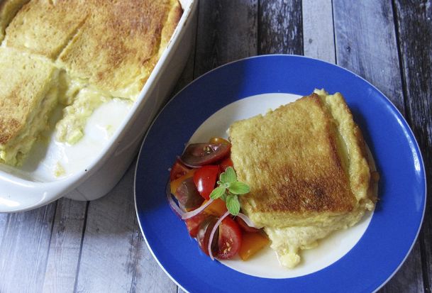 KitchenWise: cheese sandwich souffle is easy weeknight meal