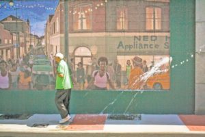 Vandal damages Catfish Alley mural