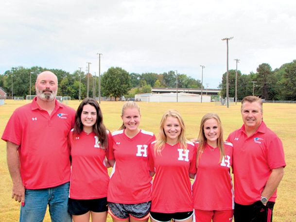 Heritage Academy girls soccer players honored