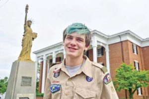 Sprucing up Lady Liberty: 15-year-old Columbus resident looks to take on Eagle Scout project