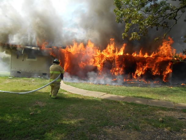 Fire destroys New Light Road home