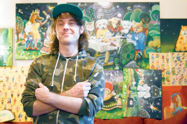 Warbleland: Painter, musician, thinker —  welcome to the world of Alex Warble