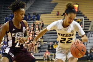 Mississippi State women’s basketball beats Missouri to break program record with 14th straight road win