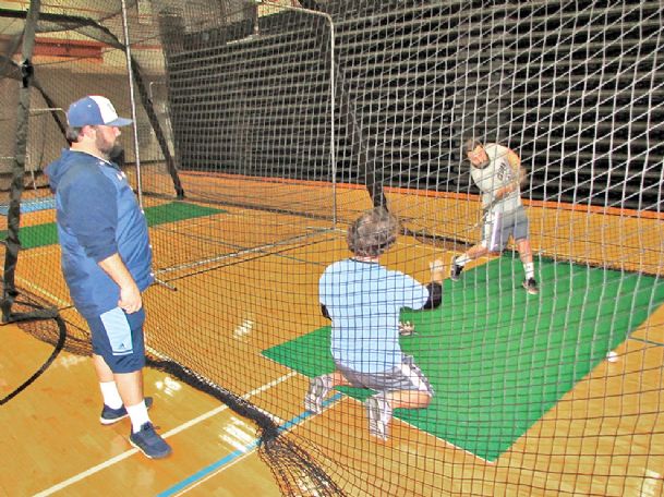 The W nears first pitch for first baseball team