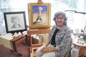 Life on canvas: From portraits to possums, Columbus artist is inspired by it all