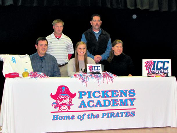 Pickens Academy’s Colvin will play softball at ICC